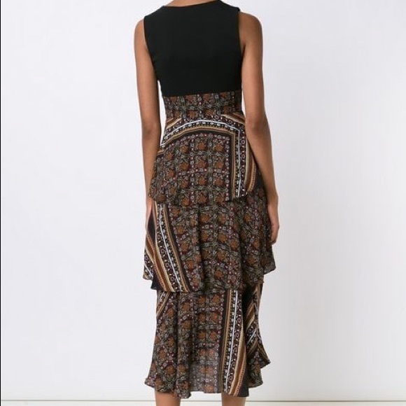 A.L.C. ruffled midi dress New - Picture 5 of 6